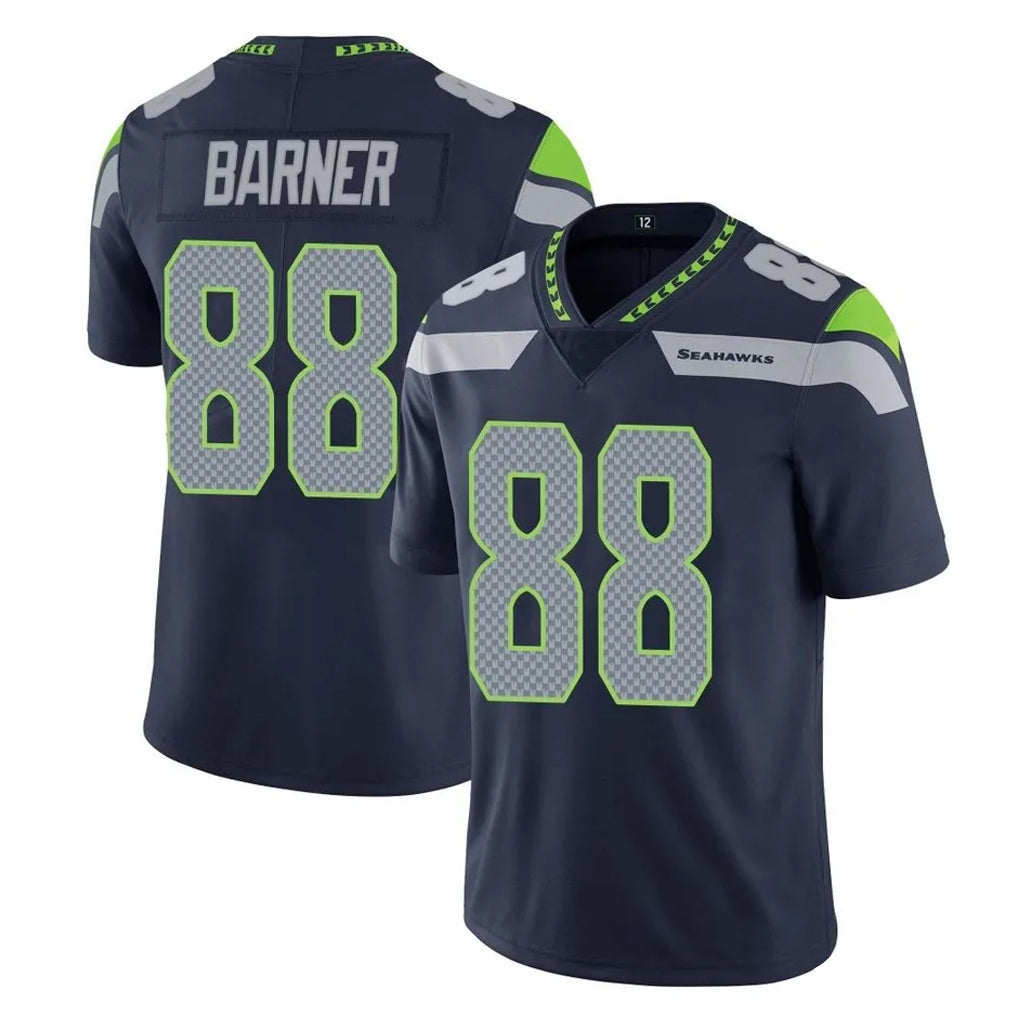 Blackjersey S.Seahawks #88 AJ Barner Player Navy Limited Vapor Untouchable Home Game Stitched Jerseys