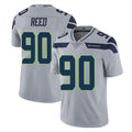 Blackjersey S.Seahawks #90 Jarran Reed Player Gray Limited Vapor Untouchable Home Game Stitched Jerseys