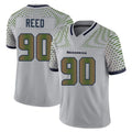 Blackjersey S.Seahawks #90 Jarran Reed Player Grey Limited 2025 Rivalries Collection Home Game Stitched Jerseys