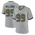 Blackjersey S.Seahawks #99 Leonard Williams Player Grey 2025 Rivalries Collection Home Game Stitched Jerseys