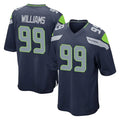 Blackjersey S.Seahawks #99 Leonard Williams Player Navy Home Game Stitched Jerseys