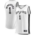 Blackjersey SA.Spurs #1 Victor Wembanyama Fanatics White Fast Break Player Jerseys - Association Edition