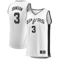 Blackjersey SA.Spurs #3 Keldon Johnson Fanatics White Fast Break Association Jerseys