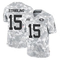 Blackjersey SF.49ers #15 De'Zhaun Stribling Player Arctic Camo Limited Salute To Service Home Game Stitched Jerseys