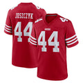 Blackjersey SF.49ers #44 Kyle Juszczyk Player Red Game Home Stitched Jerseys