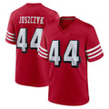 Blackjersey SF.49ers #44 Kyle Juszczyk Player Red Limited Alternate Home Game Stitched Jerseys