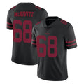Blackjersey SF.49ers #68 Colton McKivitz Player Black Alternate Limited Vapor Untouchable Home Game Stitched Jerseys