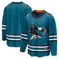 Blackjersey SJ.Sharks Teal Home Breakaway Jerseys