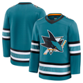 Blackjersey SJ.Sharks Teal Home Premium Jerseys