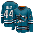 Blackjersey SJ.Sharks #44 Marc-Edouard Vlasic Teal Home Breakaway Player Jerseys