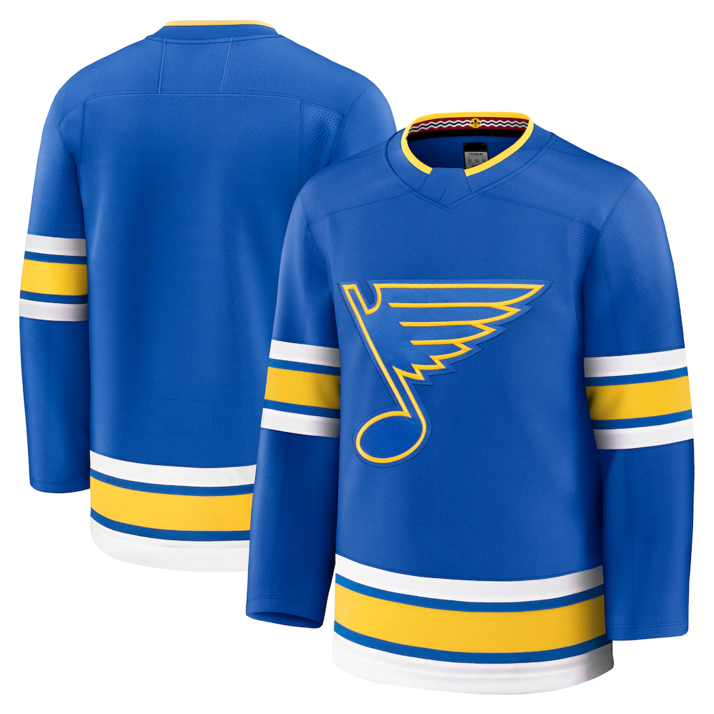 Blackjersey SL.Blues Blue Home Premium Jerseys