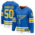 Blackjersey SL.Blues #50 Jordan Binnington Blue Home Breakaway Player Jerseys