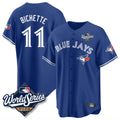 Blackjersey T.Blue Jays #11 Bo Bichette Player Royal 2025 World Series Limited Home Stitched Jerseys