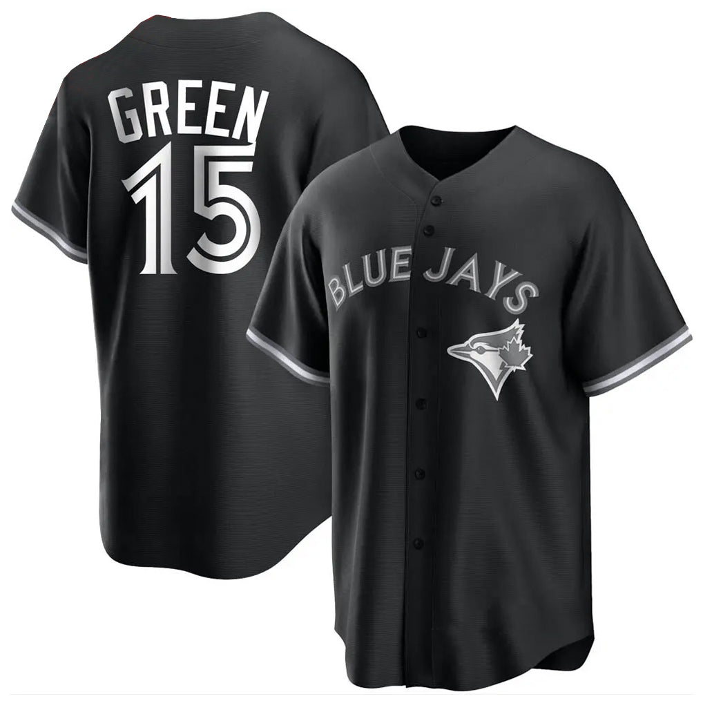 Blackjersey T.Blue Jays #15 Chad Green Player Black City Connect Limited Stitched Jerseys