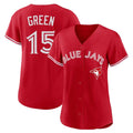 Blackjersey T.Blue Jays #15 Chad Green Player Red Home Limited Stitched Jerseys
