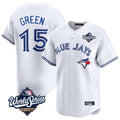 Blackjersey T.Blue Jays #15 Chad Green Player White 2025 World Series Limited Stitched Jerseys