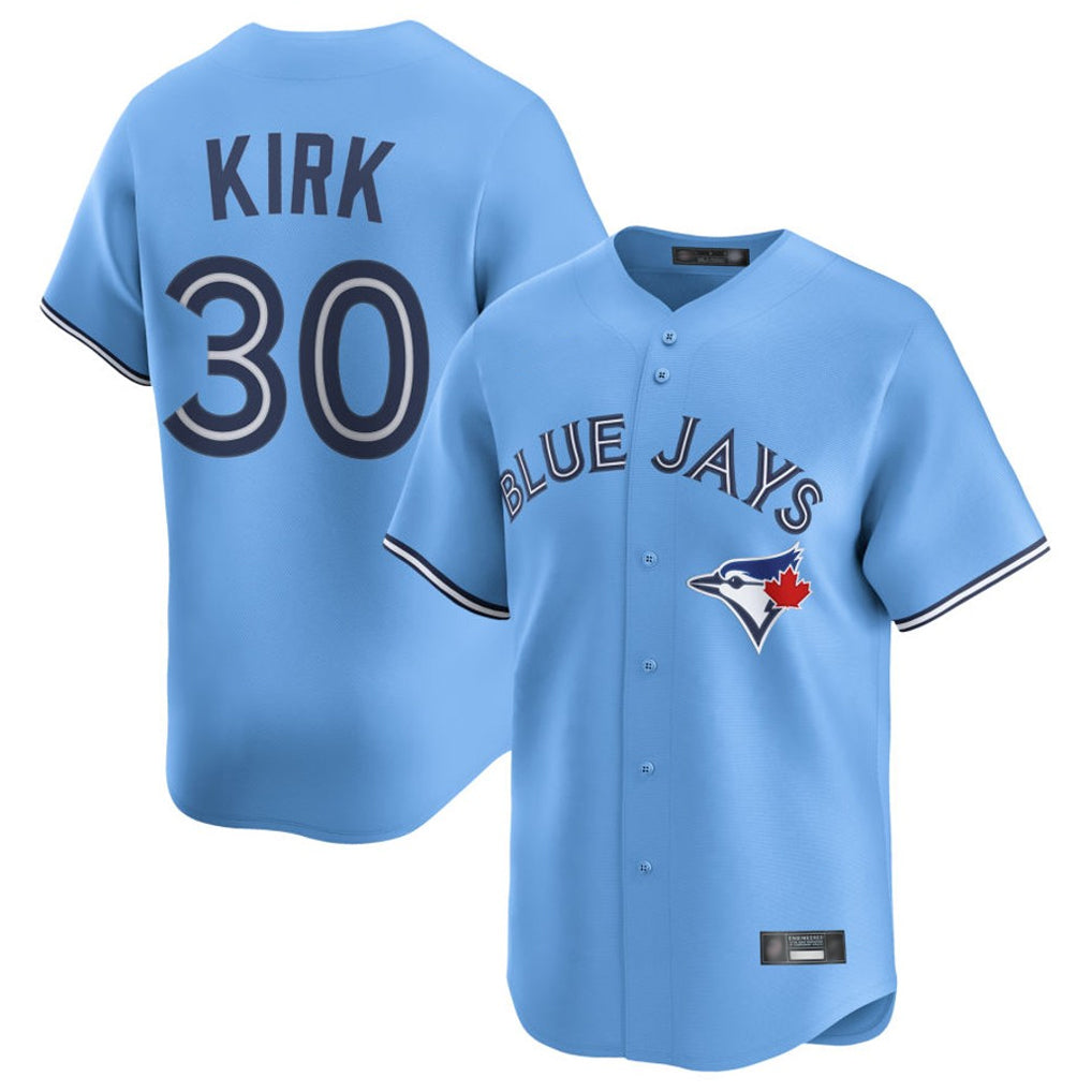 Blackjersey T.Blue Jays #30 Alejandro Kirk Player Blue Home Limited Stitched Jerseys