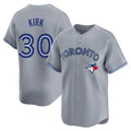 Blackjersey T.Blue Jays #30 Alejandro Kirk Player Gray Home Limited Stitched Jerseys