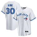 Blackjersey T.Blue Jays #30 Alejandro Kirk Player White Home Game Stitched Jerseys