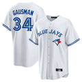 Blackjersey T.Blue Jays #34 Kevin Gausman Player White Home Game Stitched Jerseys