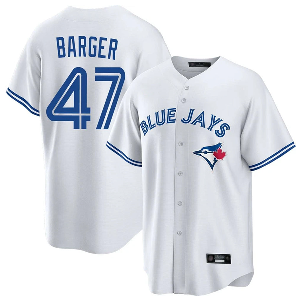 Blackjersey T.Blue Jays #47 Addison Barger Player White Home Stitched Jerseys