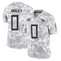 Blackjersey T.Titans #0 Calvin Ridley Player Arctic Camo Limited Salute to Service Home Game Stitched Jerseys