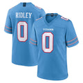 Blackjersey T.Titans #0 Calvin Ridley Player Light Blue 2026 Game Home Stitched Jerseys