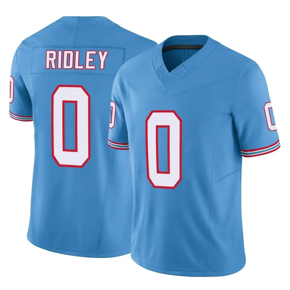 Blackjersey T.Titans #0 Calvin Ridley Player Light Blue Limited Vapor F.U.S.E. Home Game Stitched Jerseys