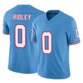 Blackjersey T.Titans #0 Calvin Ridley Player Light Blue Limited Vapor F.U.S.E. Home Game Stitched Jerseys