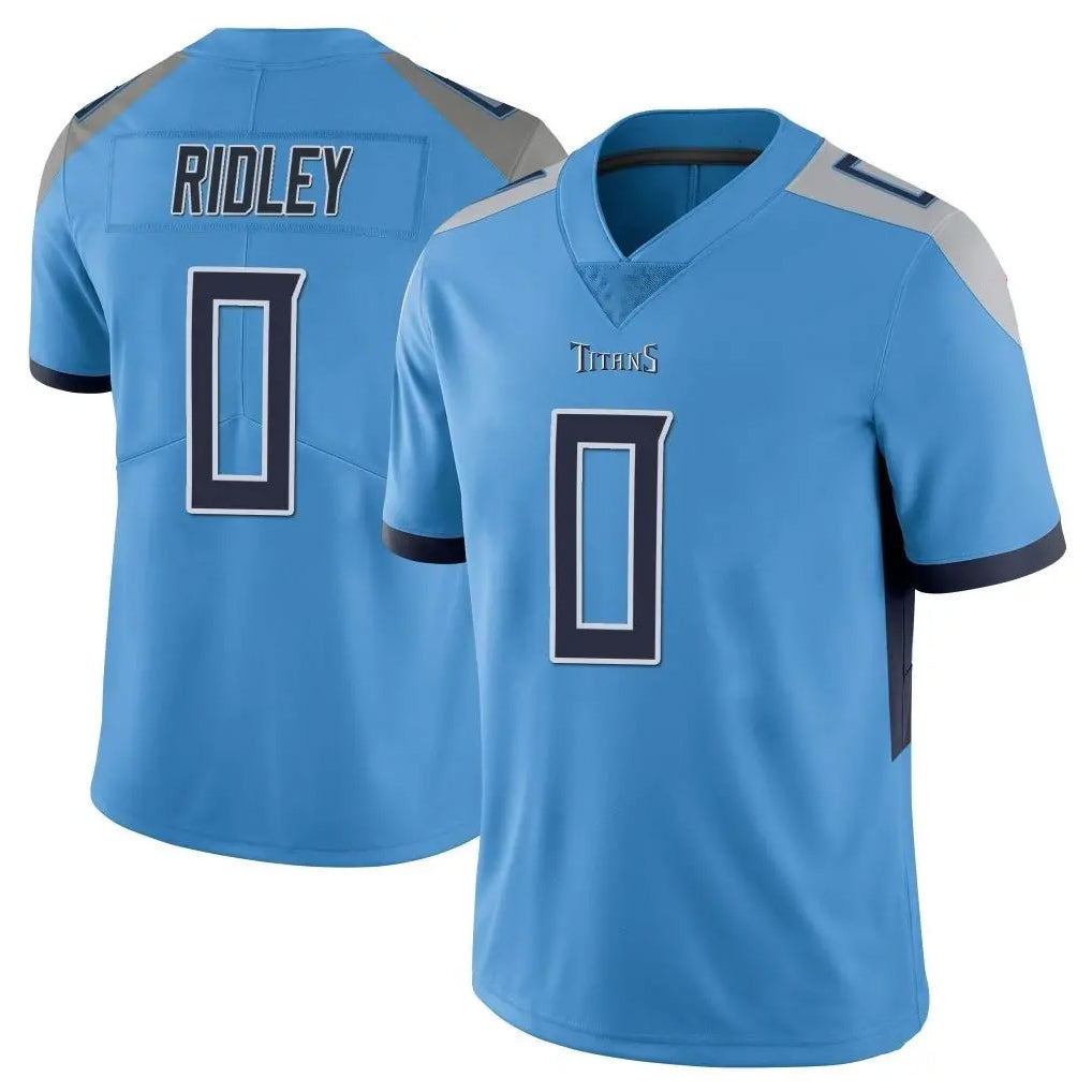 Blackjersey T.Titans #0 Calvin Ridley Player Light Blue Limited Vapor Untouchable Home Game Stitched Jerseys