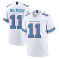 Blackjersey T.Titans #11 Jermaine Johnson II Player White 2026 Game Home Stitched Jerseys