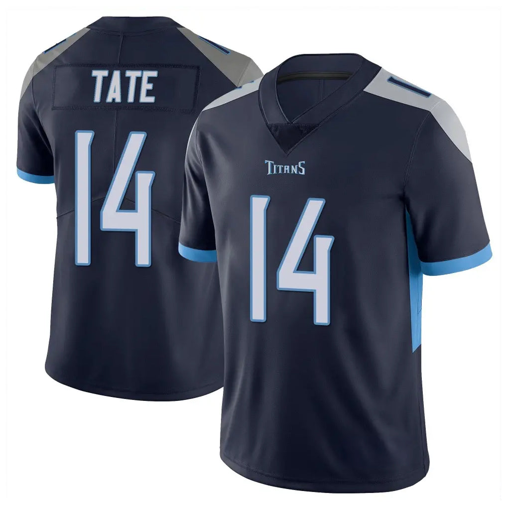 Blackjersey T.Titans #14 Carnell Tate Player Navy Limited Vapor Untouchable Home Game Stitched Jerseys