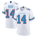 Blackjersey T.Titans #14 Carnell Tate Player White 2026 Game Home Stitched Jerseys
