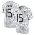 Blackjersey T.Titans #15 Keldric Faulk Player Arctic Camo Limited Salute to Service Home Game Stitched Jerseys