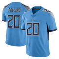 Blackjersey T.Titans #20 Tony Pollard Player Light Blue Limited Vapor Untouchable Home Game Stitched Jerseys