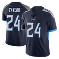 Blackjersey T.Titans #24 Alontae Taylor Player Navy Limited Vapor Untouchable Home Game Stitched Jerseys