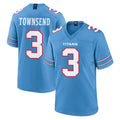 Blackjersey T.Titans #3 Tommy Townsend Player Light Blue 2026 Game Home Stitched Jerseys