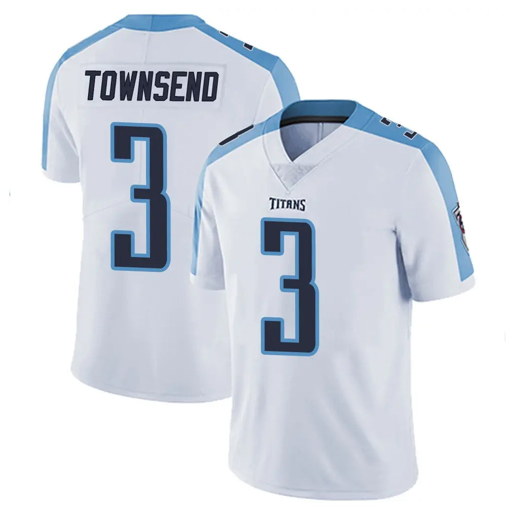 Blackjersey T.Titans #3 Tommy Townsend Player White Limited Vapor Untouchable Home Game Stitched Jerseys