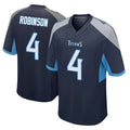 Blackjersey T.Titans #4 Wan'Dale Robinson Player Navy Home Game Stitched Jerseys