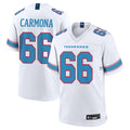 Blackjersey T.Titans #66 Fernando Carmona Jr. Player White 2026 Game Home Stitched Jerseys