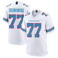 Blackjersey T.Titans #77 Peter Skoronski Player White 2026 Game Home Stitched Jerseys