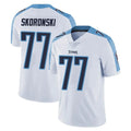 Blackjersey T.Titans #77 Peter Skoronski Player White Limited Vapor Untouchable Home Game Stitched Jerseys