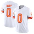 Blackjersey TB.Buccaneers #0 Yaya Diaby Player White Limited '76 Vapor F.U.S.E. Home Game Stitched Jerseys