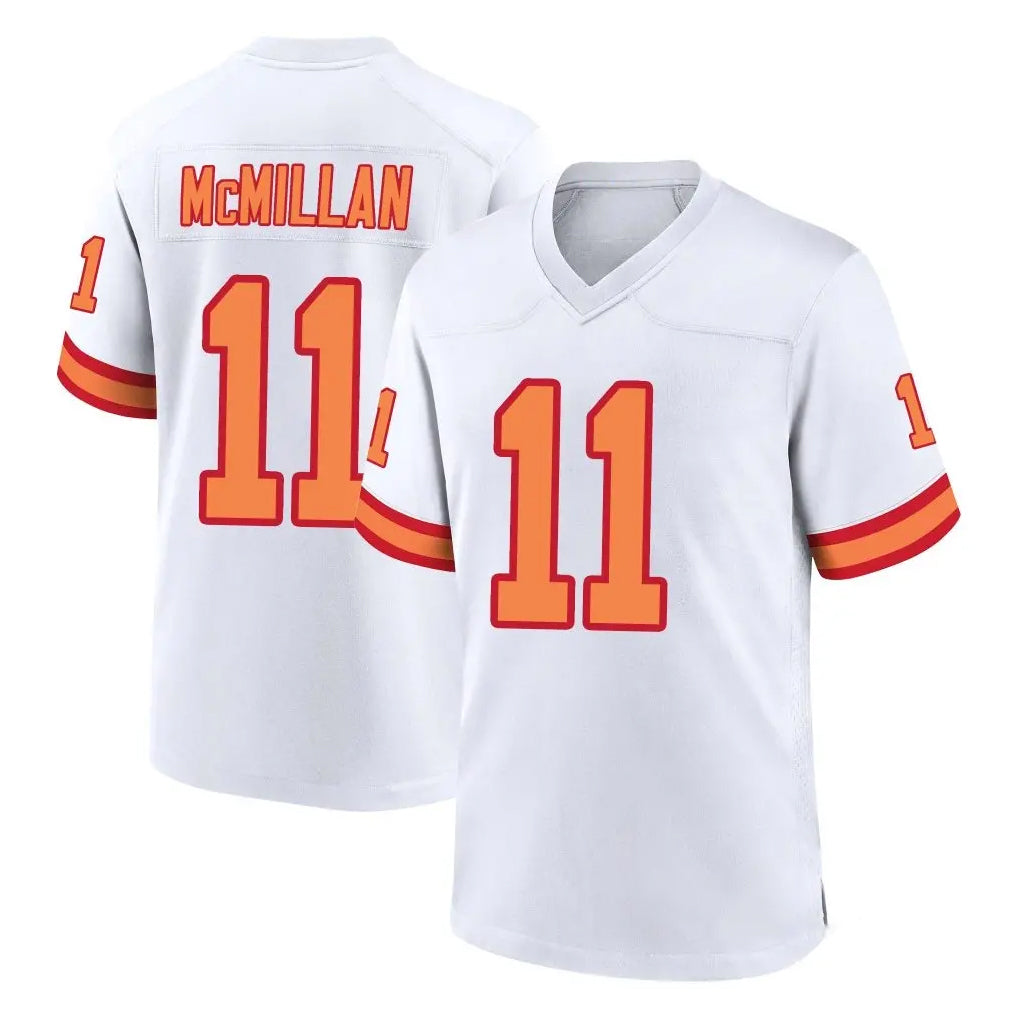 Blackjersey TB.Buccaneers #11 Jalen McMillan Player White '76 Home Game Stitched Jerseys