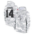 Blackjersey TB.Buccaneers #14 Chris Godwin Jr. Player Arctic Camo Limited Salute to Service Pullover Hoodies Game Stitched Jerseys