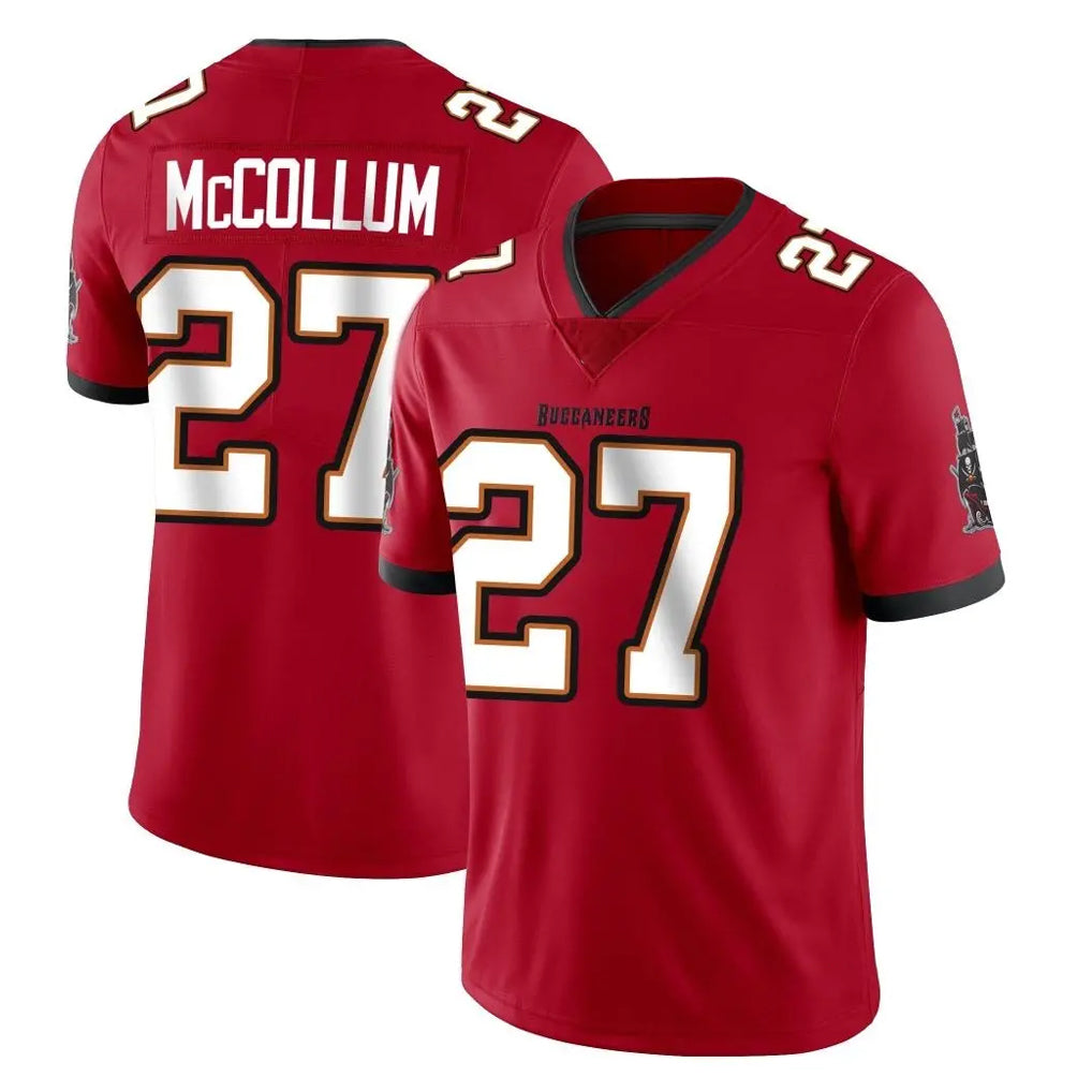 Blackjersey TB.Buccaneers #27 Zyon McCollum Player Red Limited Vapor F.U.S.E. Home Game Stitched Jerseys