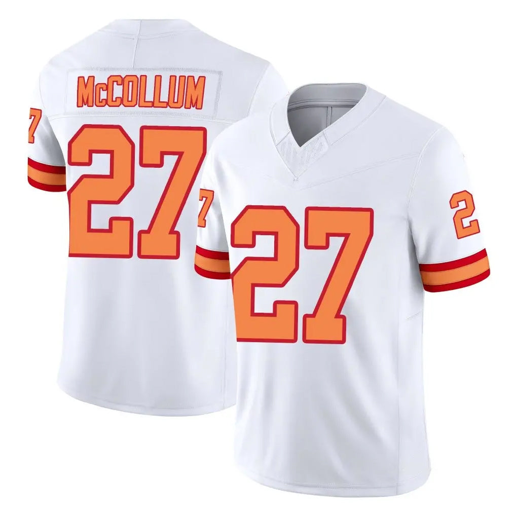 Blackjersey TB.Buccaneers #27 Zyon McCollum Player White Limited '76 Vapor F.U.S.E. Home Game Stitched Jerseys