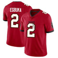 Blackjersey TB.Buccaneers #2 Emeka Egbuka Player Red Limited Vapor Home Game Stitched Jerseys
