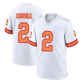 Blackjersey TB.Buccaneers #2 Emeka Egbuka Player White '76 Home Game Stitched Jerseys