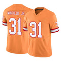 Blackjersey TB.Buccaneers #31 Antoine Winfield Jr. Player Orange Limited Vapor F.U.S.E. Home Game Stitched Jerseys